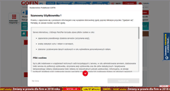 Desktop Screenshot of klasyfikacje.gofin.pl